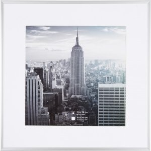 Henzo Aluminium Lijst Manhattan zilver 40x40 cm met...