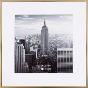 Henzo aluminium lijst Manhattan goud 40x40 cm met...