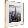 Henzo aluminium lijst Manhattan goud 40x40 cm met passepartout 30x30 cm