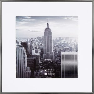 Henzo Aluminium Lijst Manhattan grijs 40x40 cm met...