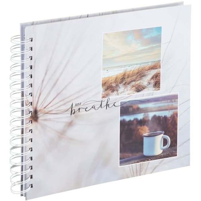 Hama spiraalalbum Relax Breathe 28x24 cm 50 witte paginas