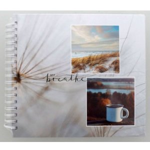 Hama spiraalalbum Relax Breathe 28x24 cm 50 witte paginas