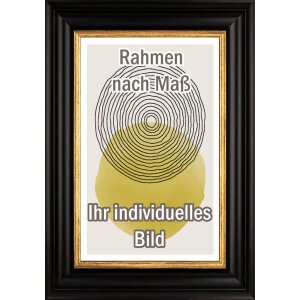 Walther Houten Lijst Vigo 42x59,4 cm zwart  met zilveren...