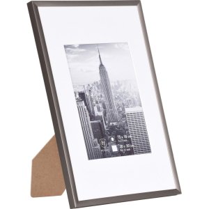 15x20 cm Fotolijst Aluminium Manhattan in grijs