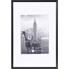 Manhattan aluminium lijst 20x30 cm in zwart