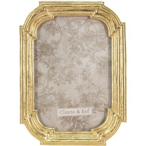 Clayre en Eef 2f0934 Fotolijst Goudkleurig 14x2x18 cm -...