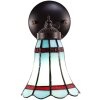 Clayre en Eef 5ll-6206 Tiffany Wandlamp Blauw, Rood 17x12x23 cm E14-max 1x40W