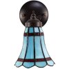 Clayre en Eef 5ll-6206 Tiffany Wandlamp Blauw, Rood 17x12x23 cm E14-max 1x40W