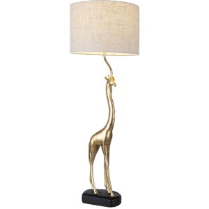 Clayre en Eef 5lmc0011 Tafellamp Giraffe Goudkleurig...