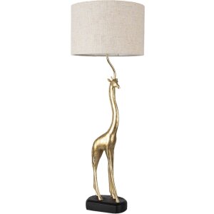 Clayre en Eef 5lmc0011 Tafellamp Giraffe Goudkleurig...