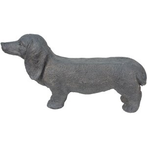 Clayre en Eef 5mg0019 Hond Grijs 74x19x39 cm