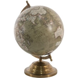 Clayre en Eef 64906 Globe Deco Groen, Bruin, Beige...