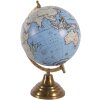 Clayre en Eef 64908 Globe Deco Blauw, Grijs, Beige 22x22x33 cm