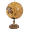 Clayre en Eef 64928 Globe Deco Bruin, Beige 22x22x37 cm