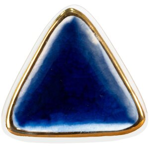 Clayre en Eef 65040 Deurknop Blauw 5x5x7 cm