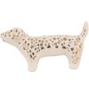 Clayre en Eef 65071 Deurknop Hond Wit, Goudkleurig 8x3x4 cm