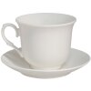 Clayre en Eef 6ce1441 Koffiekop en schotel (set van 6) Wit 220 ml