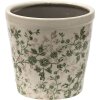 Clayre en Eef 6ce1457m Binnen Bloempot Groen, Bruin, Beige ø 14x13 cm