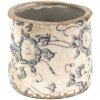 Clayre en Eef 6ce1459xs Binnen Bloempot Grijs, Beige ø 8x7 cm