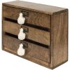 Clayre en Eef 6h2109 Ladekast Bruin Mini 29x14x22 cm