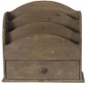 Clayre en Eef 6h2111 Brievenrek Bruin 33x13x31 cm