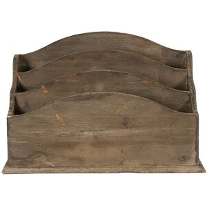 Clayre en Eef 6h2112 Brievenrek Bruin 33x17x22 cm