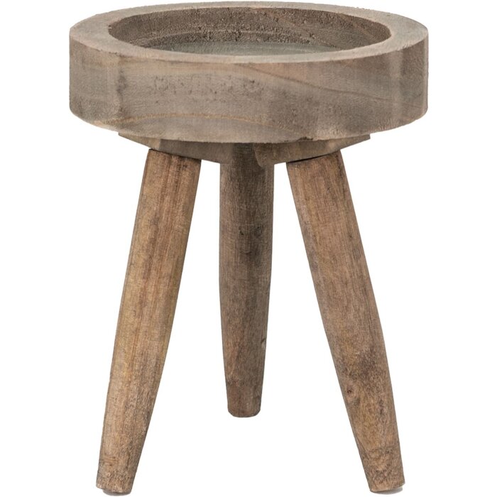 Clayre en Eef 6h2212 Planter Tafel Bruin ø 16x20 cm