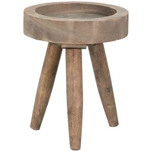 Clayre en Eef 6h2212 Planter Tafel Bruin ø 16x20 cm