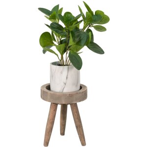 Clayre en Eef 6h2212 Planter Tafel Bruin ø 16x20 cm