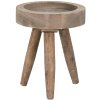 Clayre en Eef 6h2212 Planter Tafel Bruin ø 16x20 cm