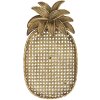 Clayre en Eef 6pr4774 Deco Schaal Ananas Goudkleurig 40x22x4 cm