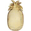 Clayre en Eef 6pr4774 Deco Schaal Ananas Goudkleurig 40x22x4 cm