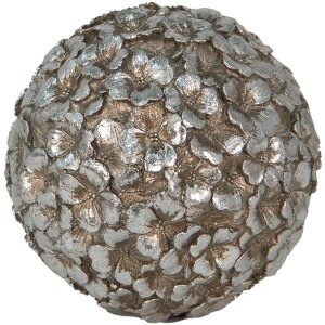 Clayre en Eef 6pr4782 Deco Ball Zilverkleurig ø 10 cm