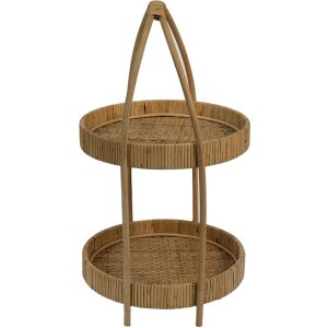 Clayre en Eef 6ro0559 Etagere 2 traps Bruin ø 30x54 cm