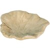 Clayre en Eef 6te0384 Vogelbad Blad Beige 22x22x6 cm