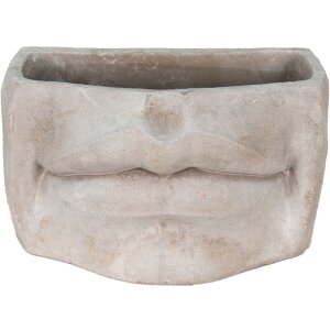 Clayre en Eef 6te0389l Binnen Bloempot Mond Grijs 26x16x16 cm