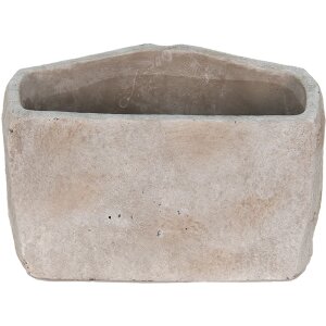 Clayre en Eef 6te0389l Binnen Bloempot Mond Grijs 26x16x16 cm