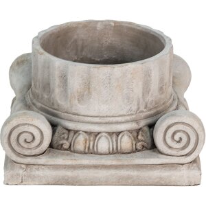 Clayre en Eef 6te0390l Binnen Bloempot Grijs 24x23x14 cm