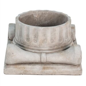 Clayre en Eef 6te0390l Binnen Bloempot Grijs 24x23x14 cm