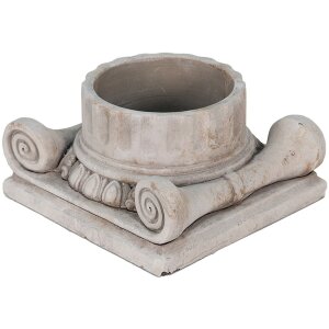 Clayre en Eef 6te0390s Binnen Bloempot Grijs 21x21x11 cm