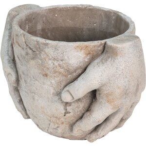 Clayre en Eef 6te0391s Binnenpot Beige 21x16x15 cm