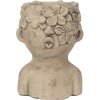 Clayre en Eef 6te0440 Binnen Bloempot Grijs, Bruin 17x16x25 cm