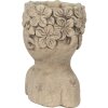 Clayre en Eef 6te0440 Binnen Bloempot Grijs, Bruin 17x16x25 cm