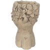 Clayre en Eef 6te0440 Binnen Bloempot Grijs, Bruin 17x16x25 cm