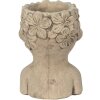 Clayre en Eef 6te0440 Binnen Bloempot Grijs, Bruin 17x16x25 cm