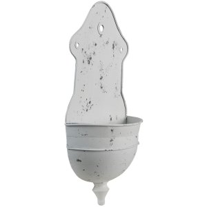 Clayre en Eef 6y4784 Hangende Bloempot Wit, Grijs...