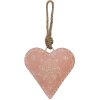 Clayre en Eef 6y4813m Hanger Sieraden Hart Roze 10x3x10 cm