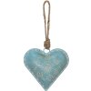 Clayre en Eef 6y4816m Hanger Juwelen Hart Blauw 10x2x10 cm