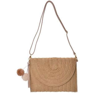 Clayre en Eef jzbg0260lch Dame Tas Bruin 27x3x20 cm