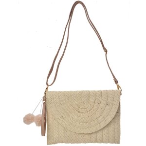 Clayre en Eef jzbg0260n Lady Tas Beige 27x3x20 cm